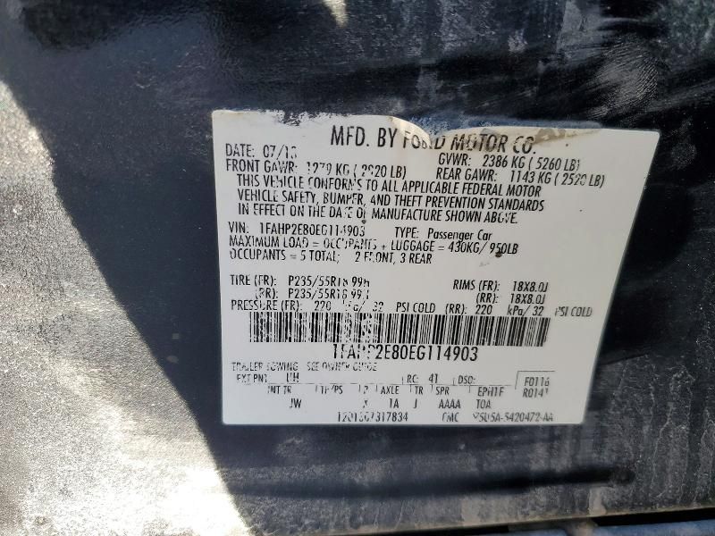 2014 Ford Taurus sel