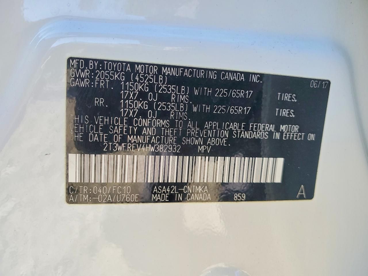 2017 Toyota Rav4 xle