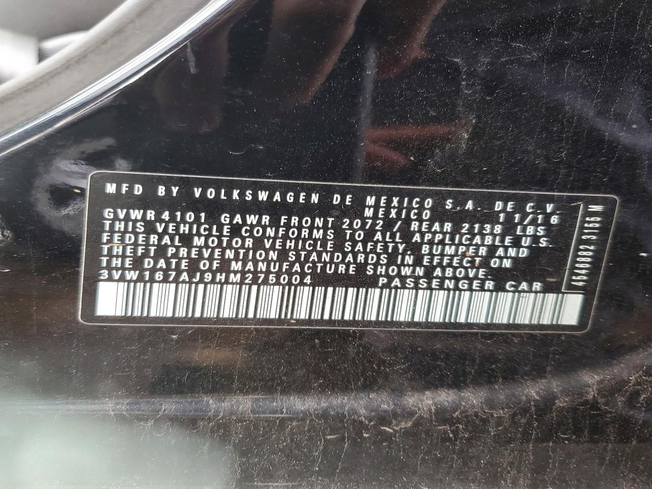 2017 Volkswagen Jetta s