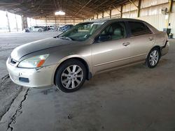 Honda salvage cars for sale: 2006 Honda Accord ex