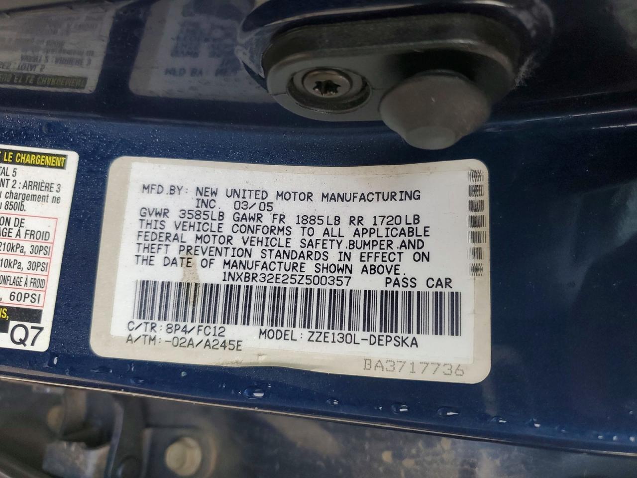 2005 Toyota Corolla ce