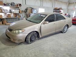 Toyota Camry salvage cars for sale: 2005 Toyota Camry le
