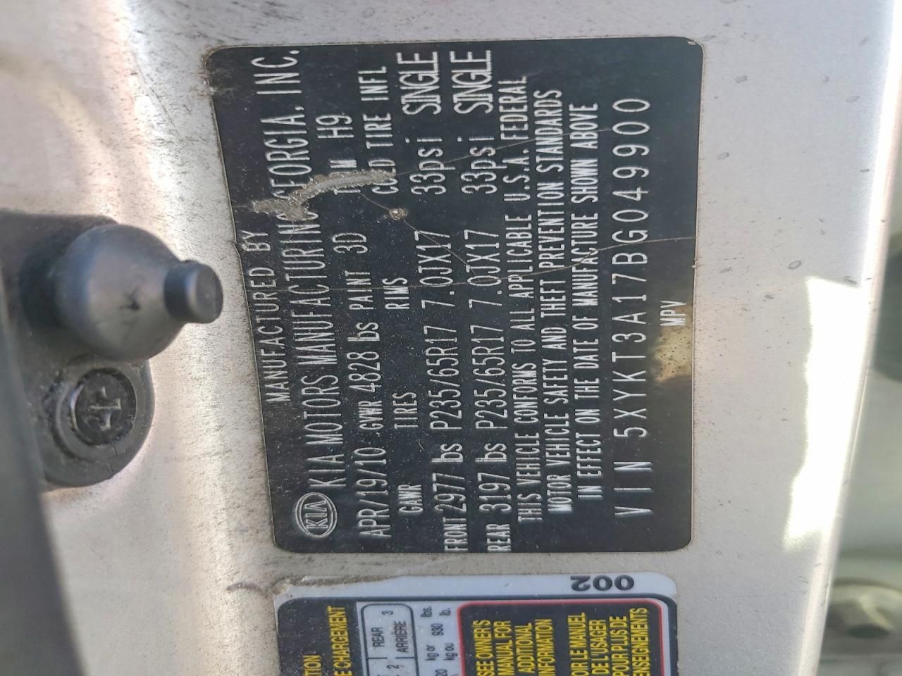 2011 KIA Sorento Base