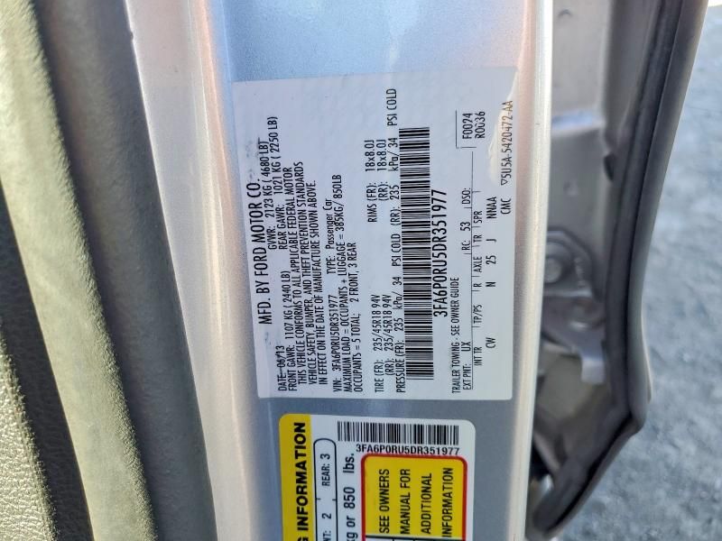 2013 Ford Fusion Titanium hev