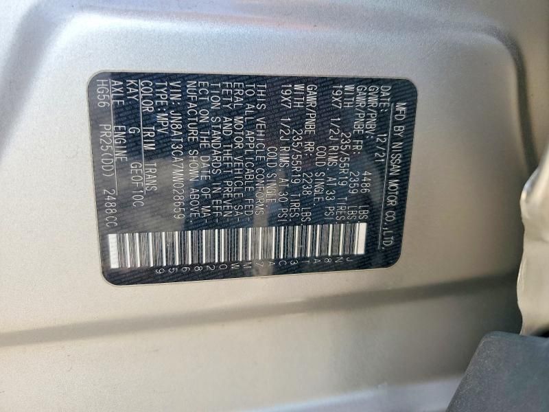 2021 Nissan Rogue sl