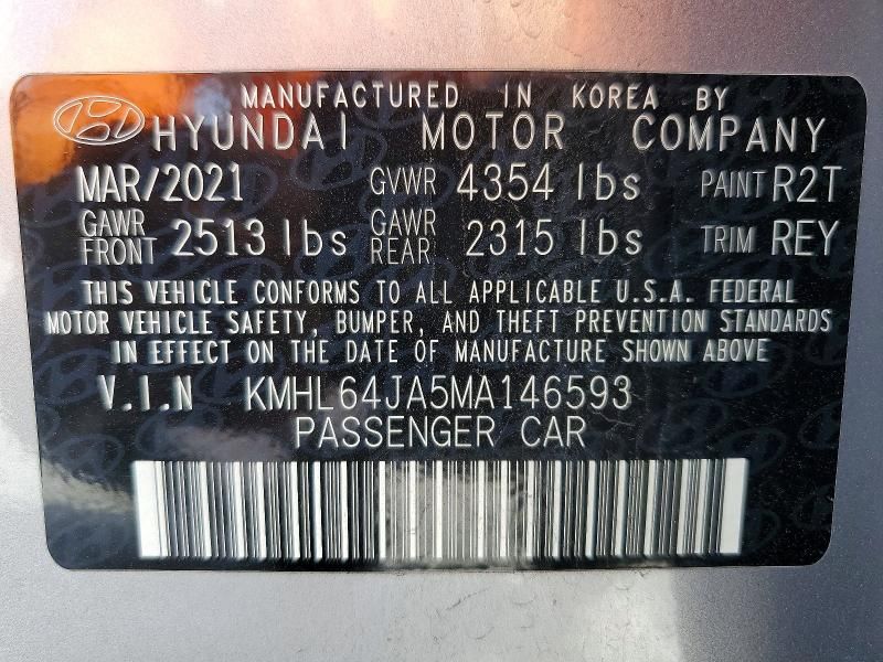 2021 Hyundai Sonata sel