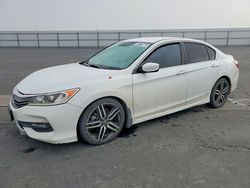 Salvage cars for sale from Copart Fresno, CA: 2016 Honda Accord Sport