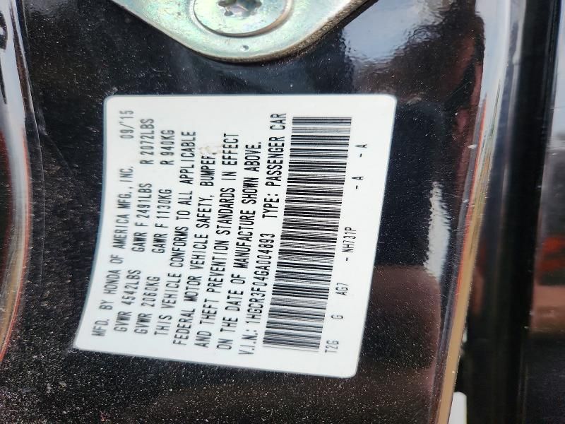 2016 Honda Accord exl