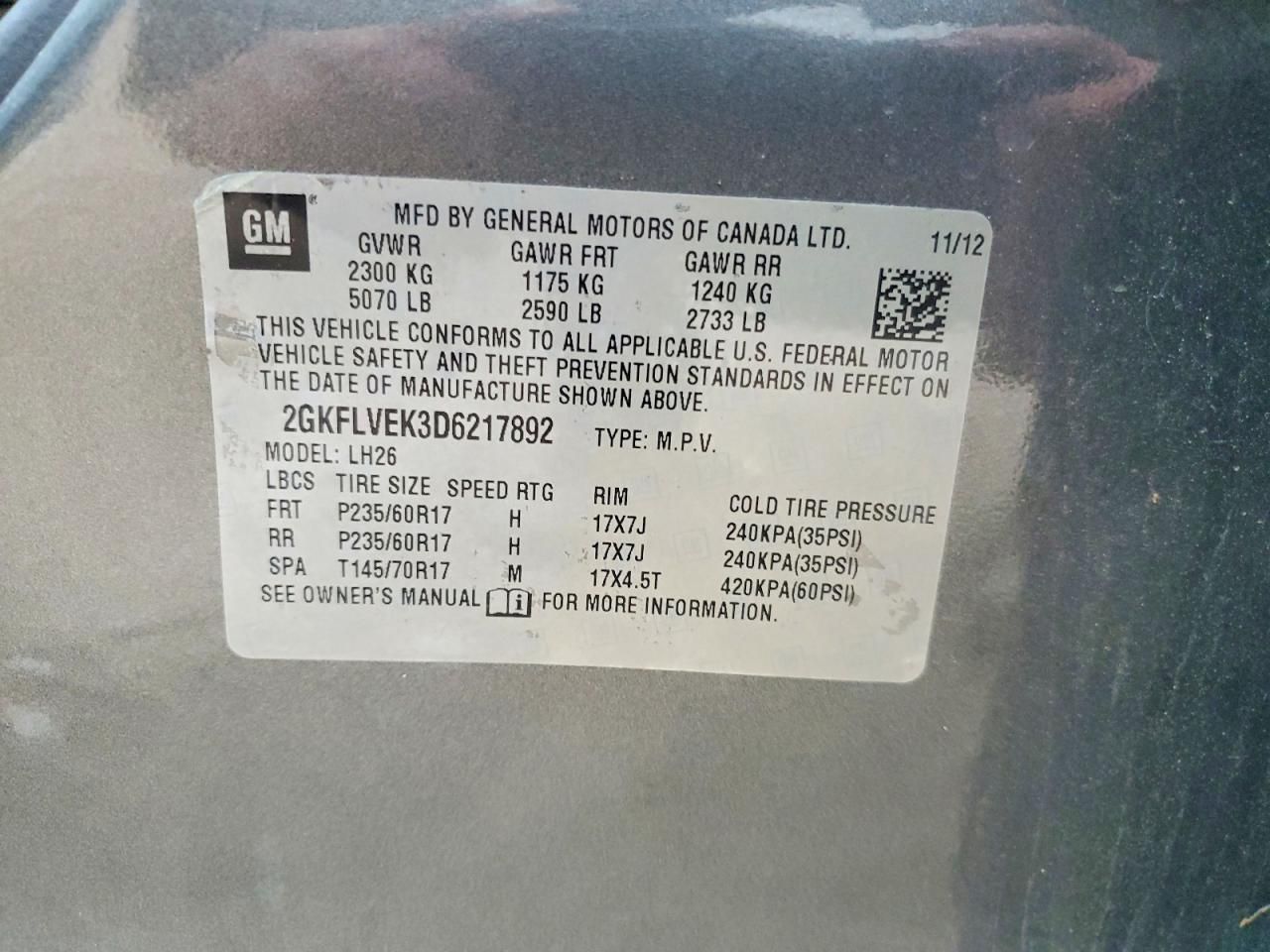 2013 GMC Terrain slt