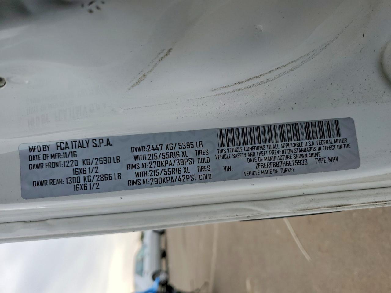 2017 Dodge RAM Promaster City SLT