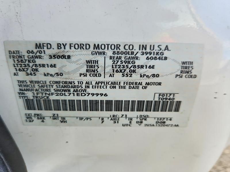 2001 Ford F250 Super Duty