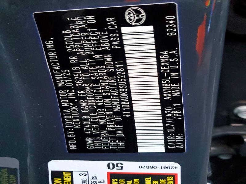 2025 Toyota Camry le