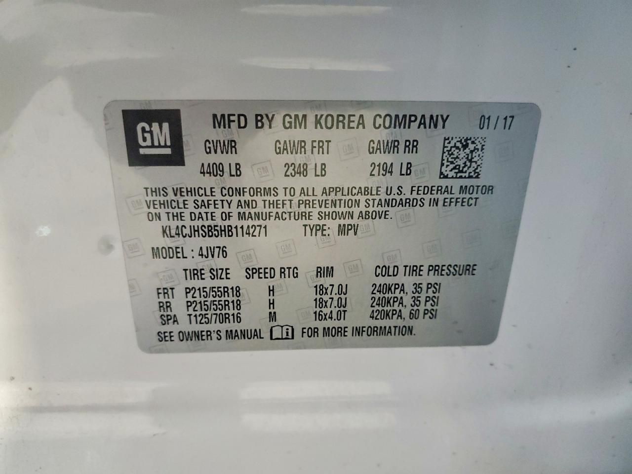 2017 Buick Encore Premium