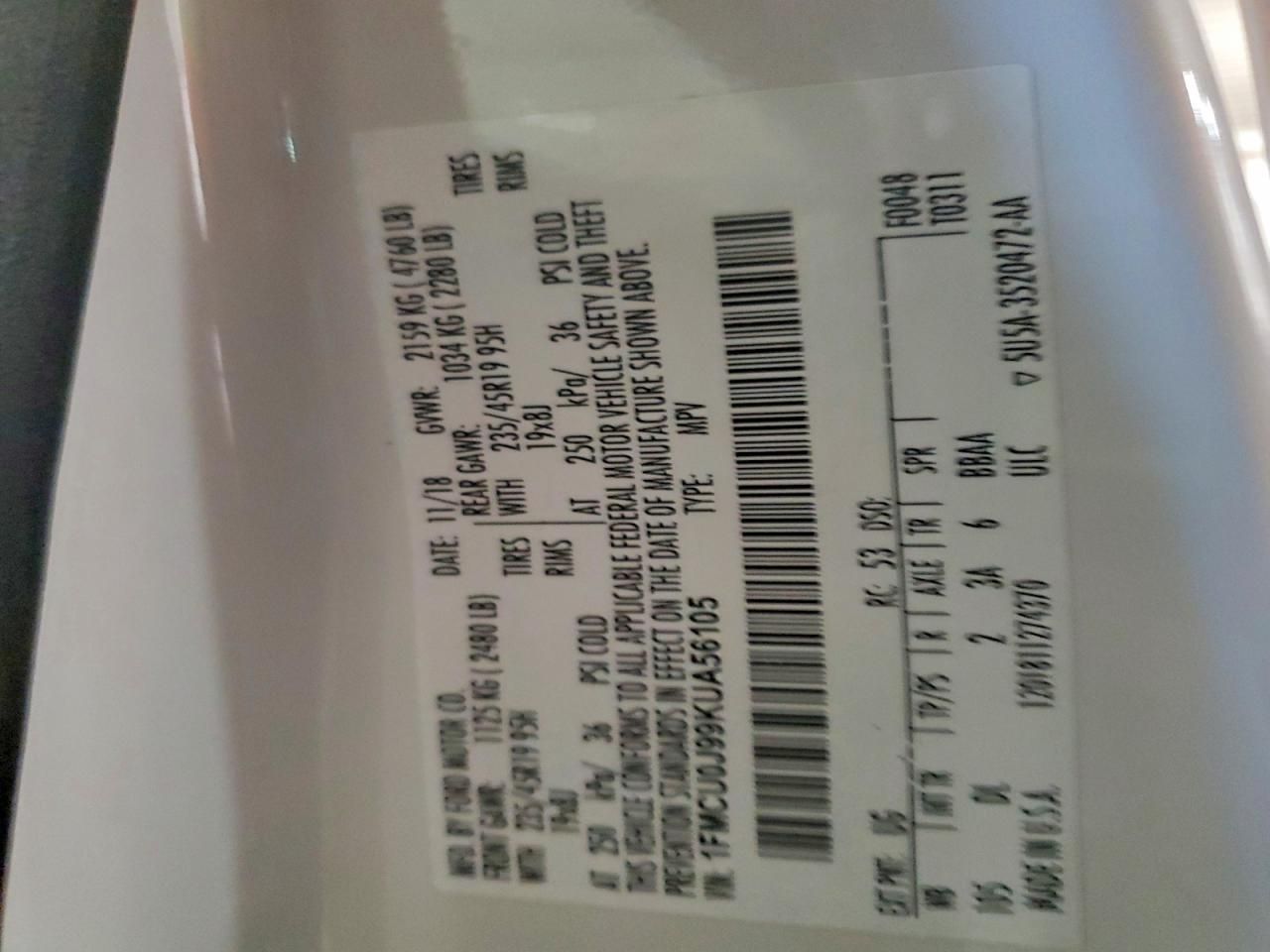 2019 Ford Escape Titanium