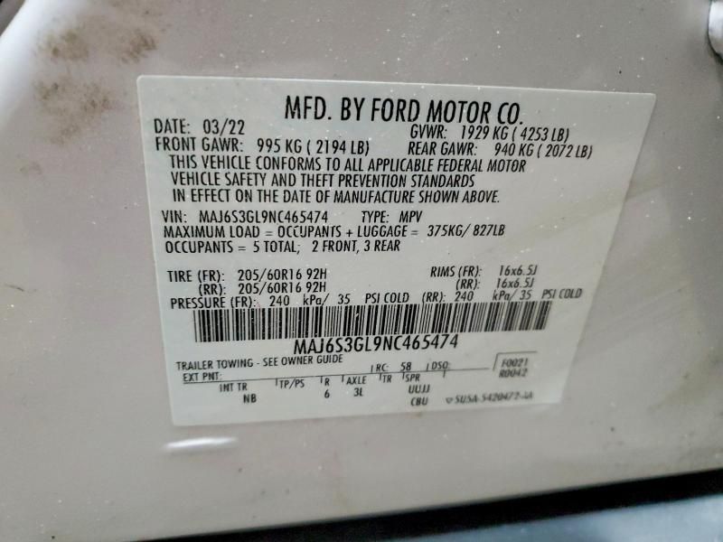 2022 Ford Ecosport se