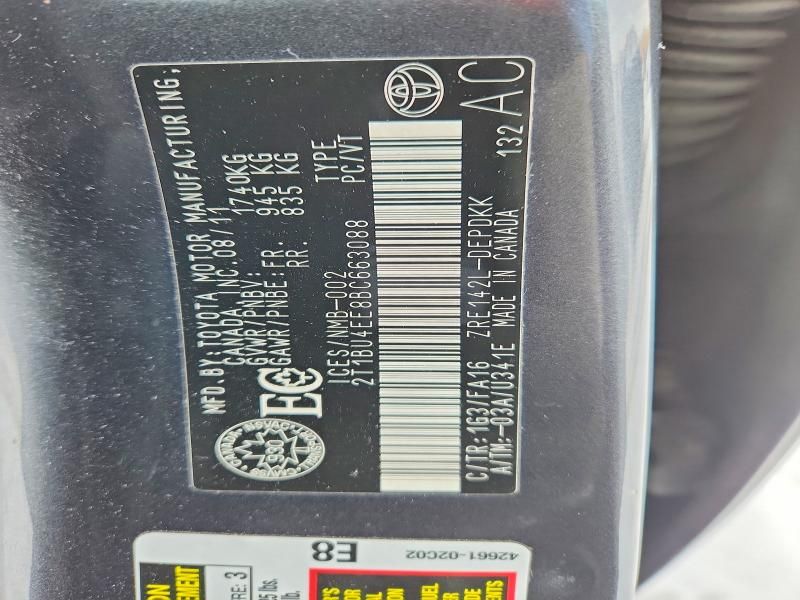 2011 Toyota Corolla Base