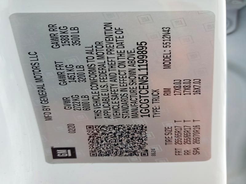 2020 Chevrolet Colorado lt