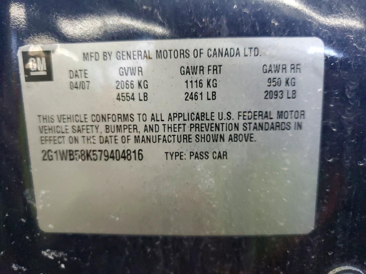 2007 Chevrolet Impala ls