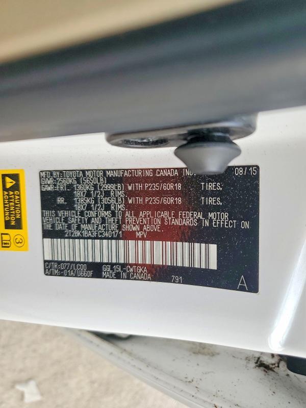 2015 Lexus Rx 350 Base