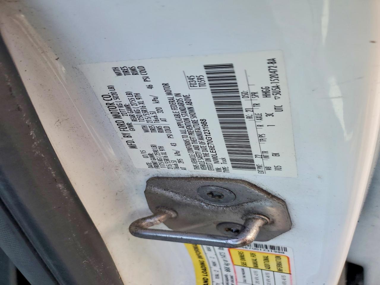 2016 Ford Transit Connect XL W