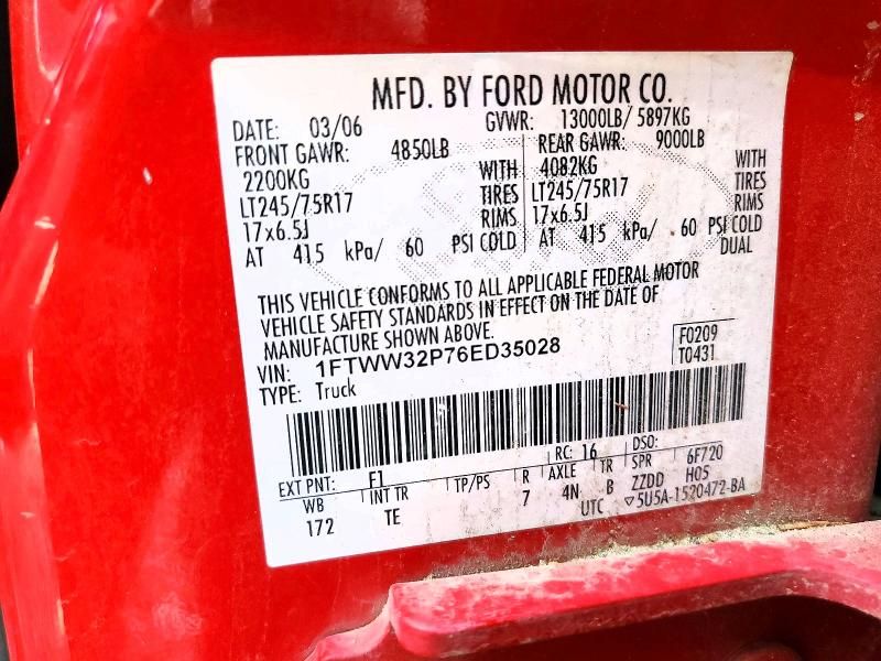 2006 Ford F350 Super Duty