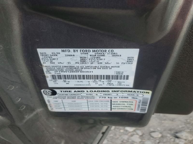 2009 Ford F150 Supercrew