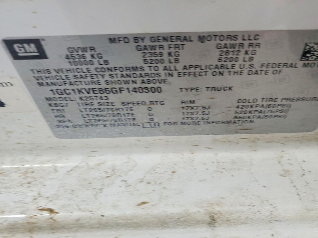 2016 Chevrolet Silverado K2500 Heavy Duty LT