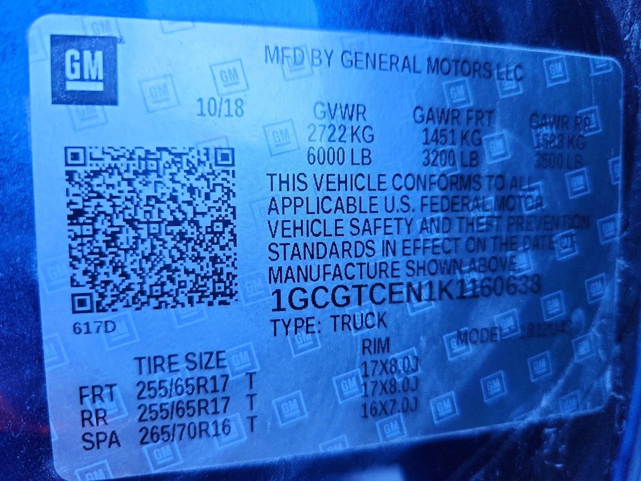 2019 Chevrolet Colorado lt