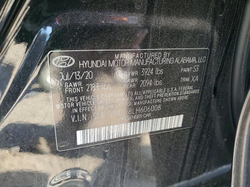 2020 Hyundai Elantra sel