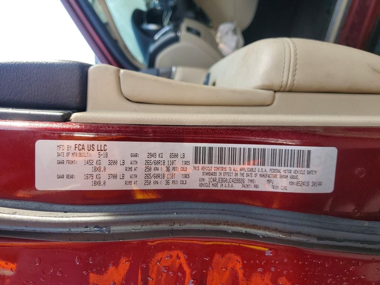 2018 Jeep Grand Cherokee Limited