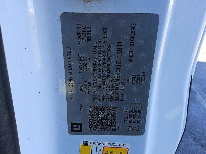 2018 Chevrolet Silverado K1500