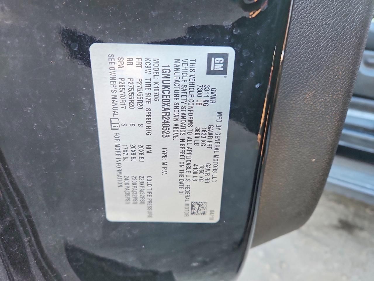 2010 Chevrolet Tahoe K1500 ltz