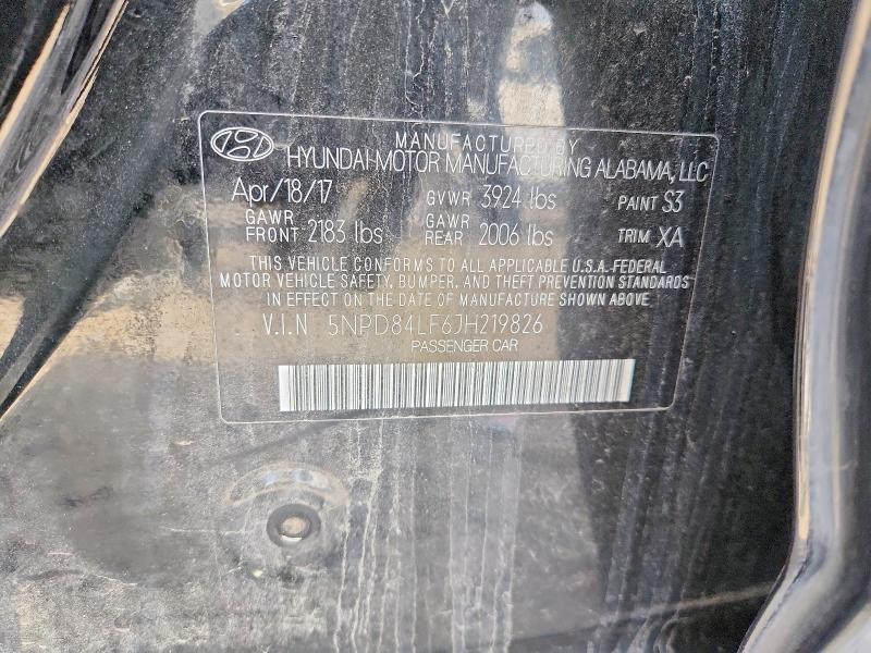 2018 Hyundai Elantra sel