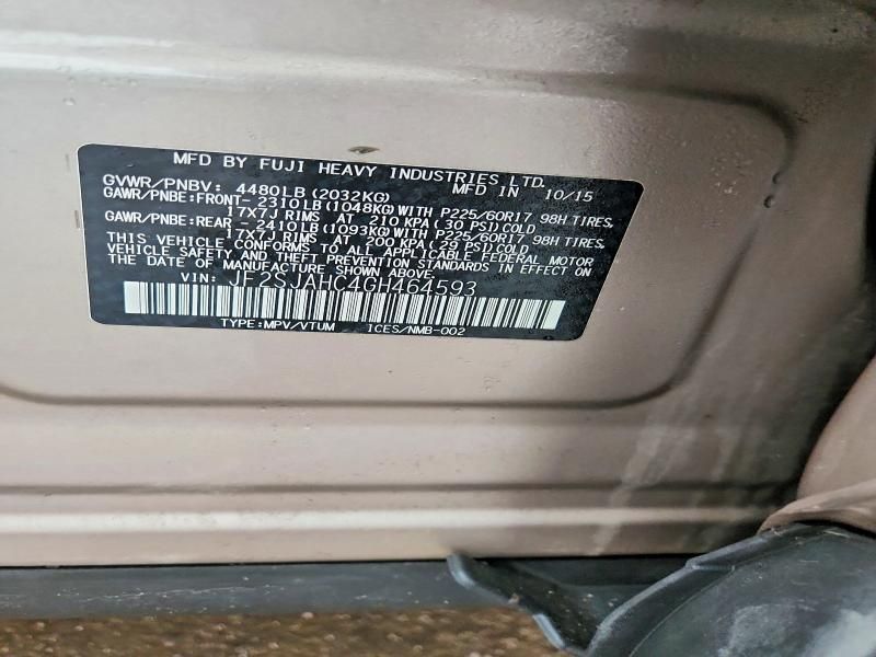 2016 Subaru Forester 2.5i Limited