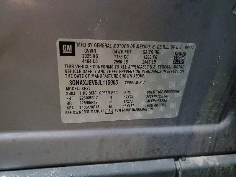 2018 Chevrolet Equinox lt