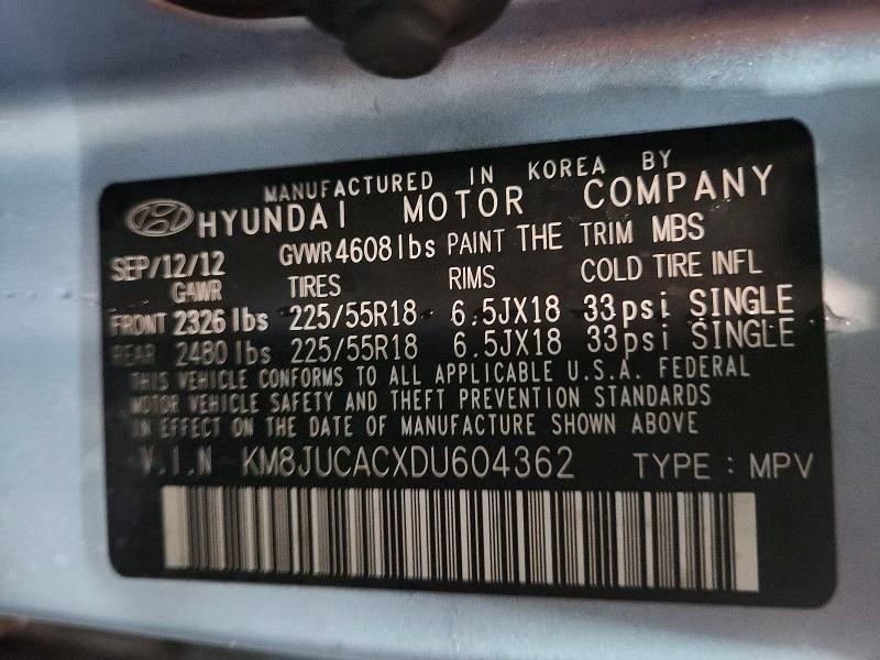 2013 Hyundai Tucson gls