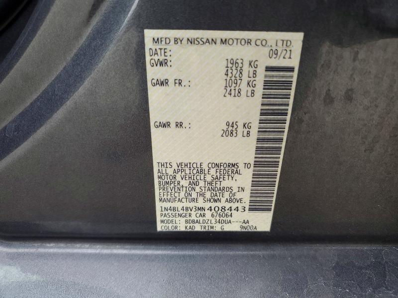 2021 Nissan Altima s