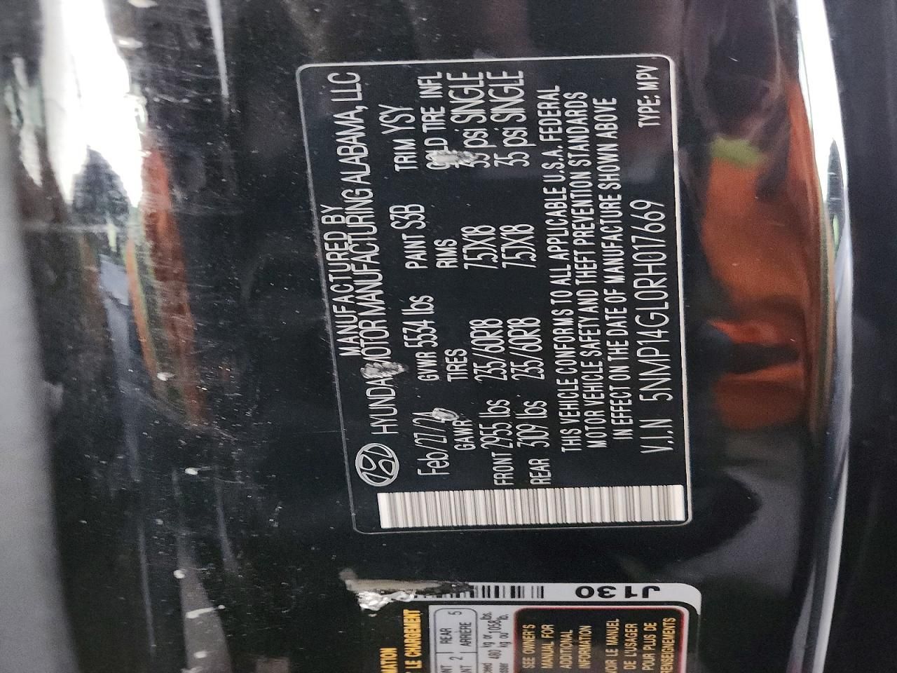 2024 Hyundai Santa fe se