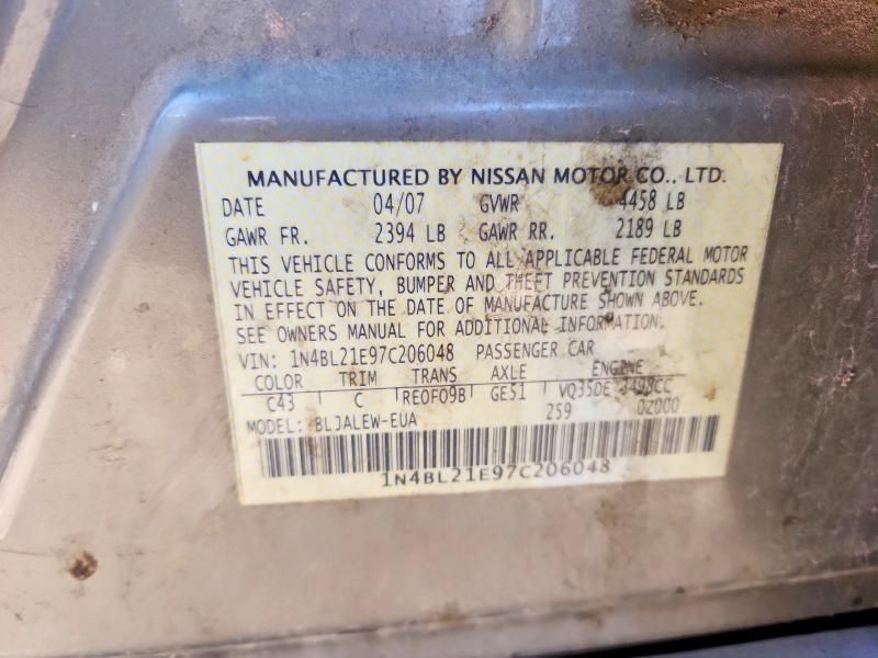 2007 Nissan Altima 3.5se