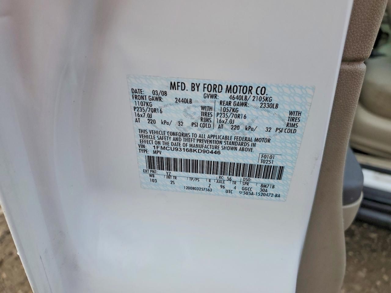 2008 Ford Escape xlt