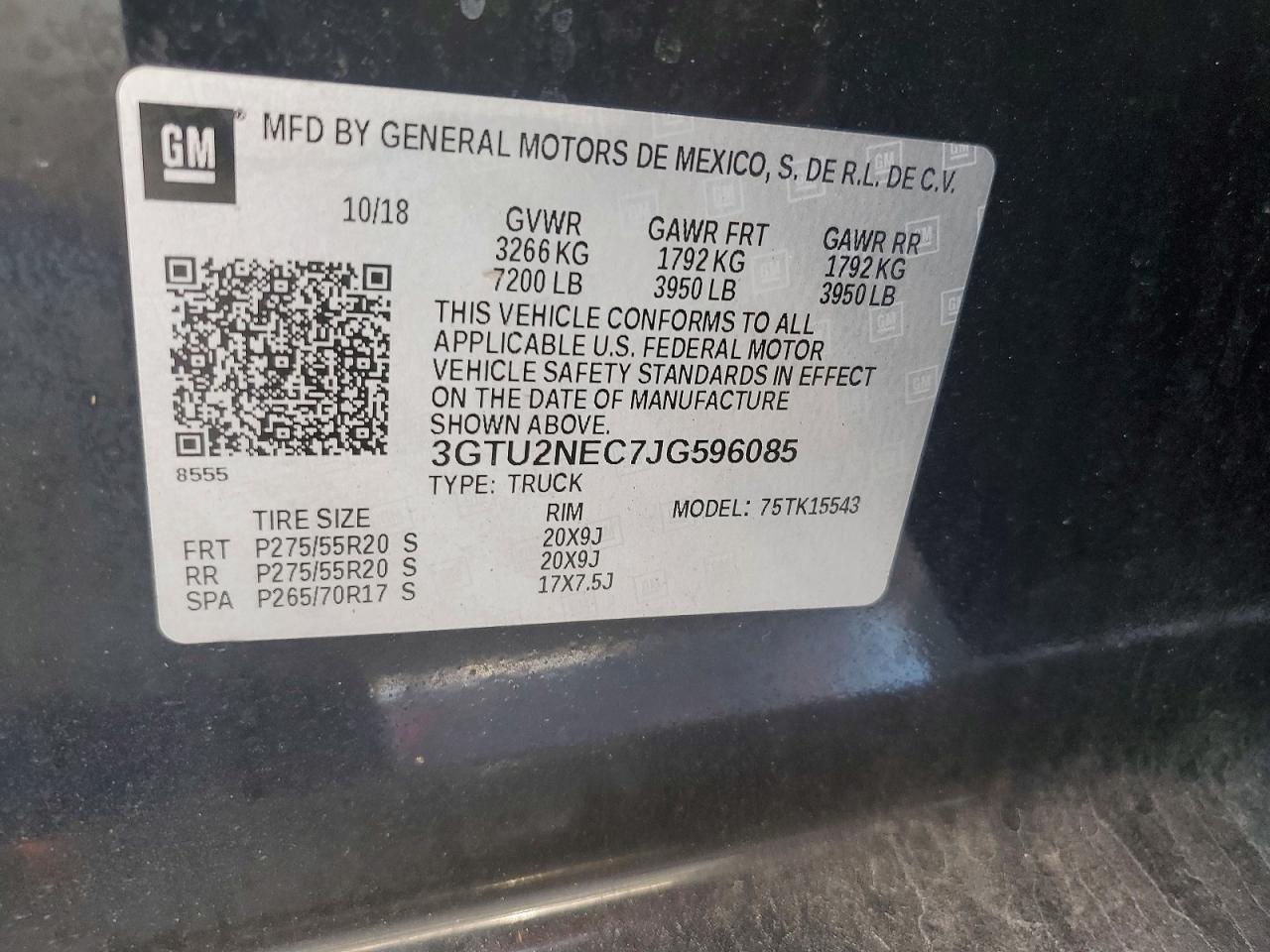 2018 GMC Sierra K1500 slt
