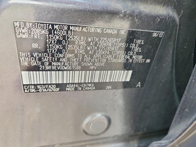 2013 Toyota Rav4 xle