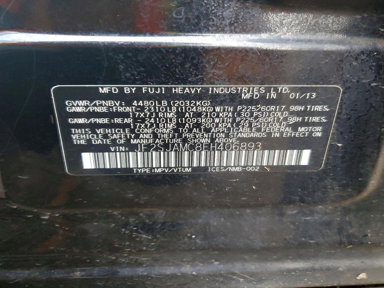 2014 Subaru Forester 2.5i Touring