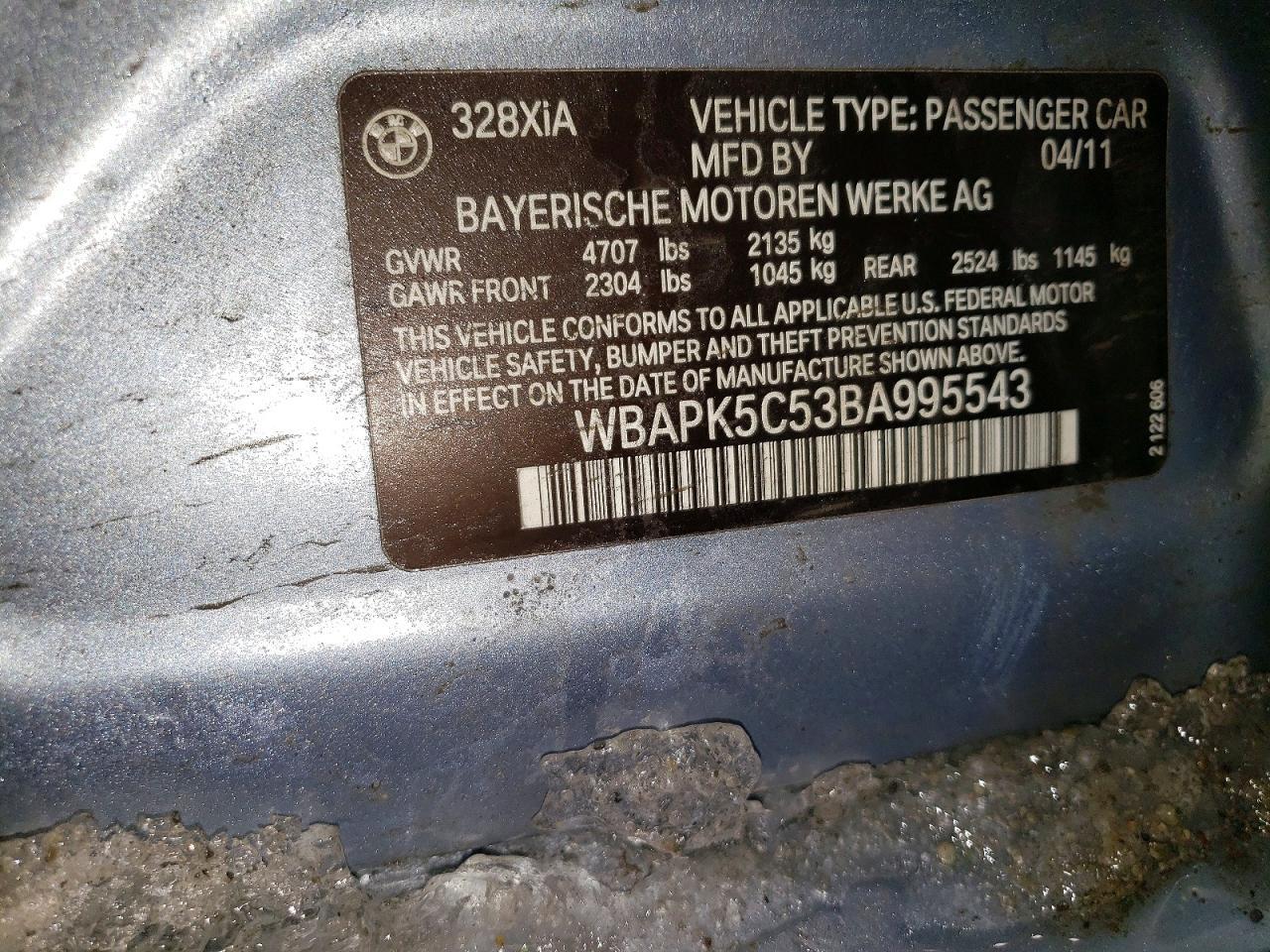 2011 BMW 328 xi Sulev