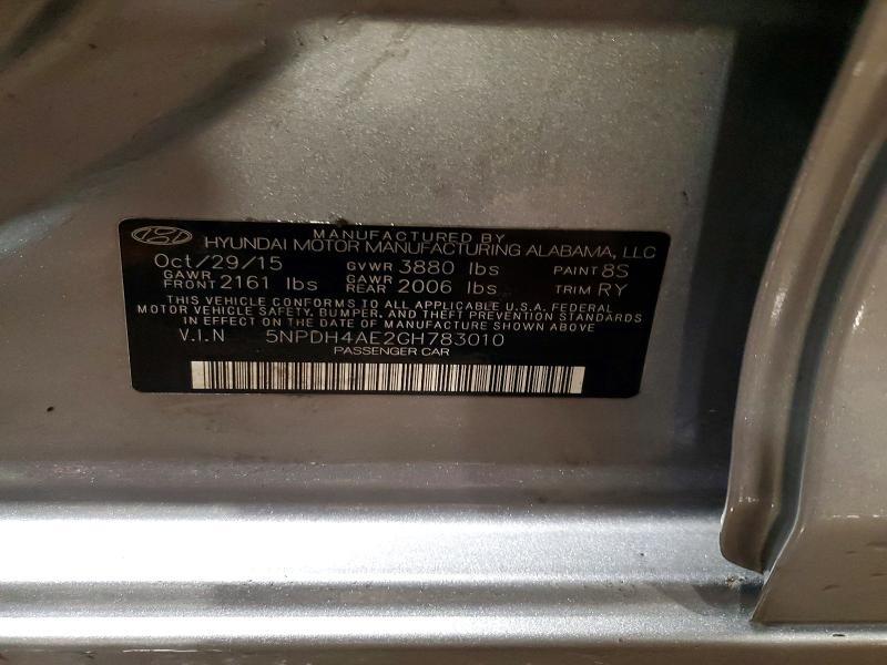 2016 Hyundai Elantra se