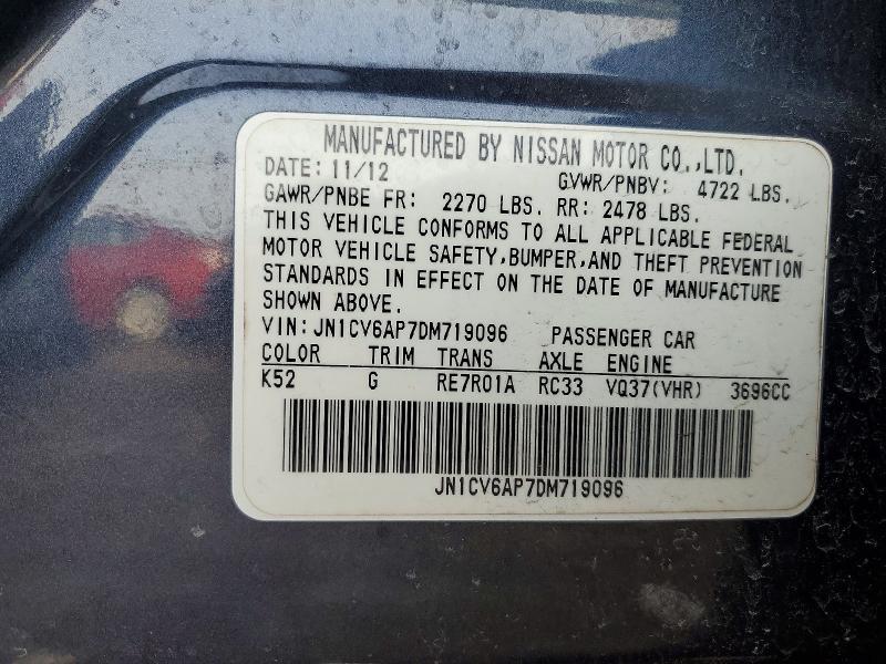 2013 Infiniti G37 Sedan Journey