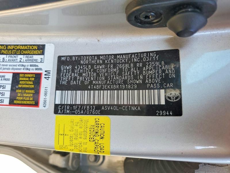 2011 Toyota Camry Base