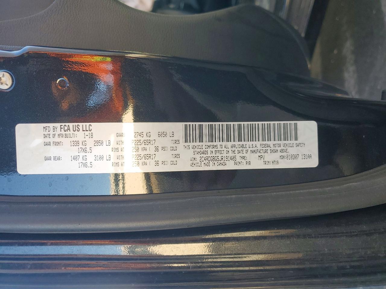 2018 Dodge Grand Caravan se