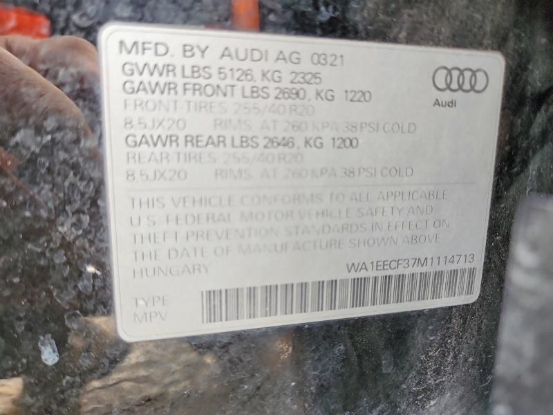 2021 Audi Q3 Premium Plus s Line 45