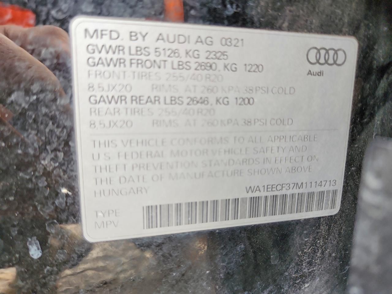 2021 Audi Q3 Premium Plus s Line 45